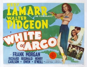 White Cargo Wooden Framed Poster