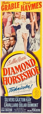 Diamond Horseshoe Metal Framed Poster