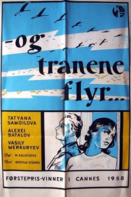 Letyat zhuravli Poster with Hanger