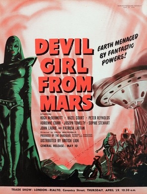 Devil Girl from Mars Canvas Poster
