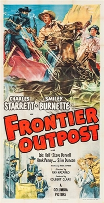 Frontier Outpost Wooden Framed Poster