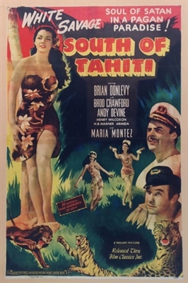 South of Tahiti Poster with Hanger