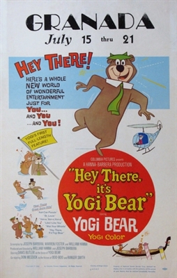Hey There, It&#039;s Yogi Bear Metal Framed Poster