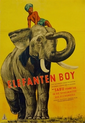 Elephant Boy Metal Framed Poster