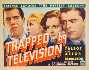 Trapped by Television Canvas Poster