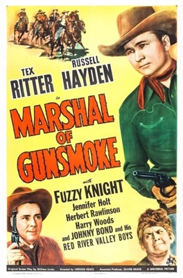 Marshal of Gunsmoke Wooden Framed Poster