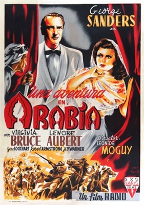 Action in Arabia Canvas Poster