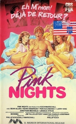 Pink Nights Metal Framed Poster