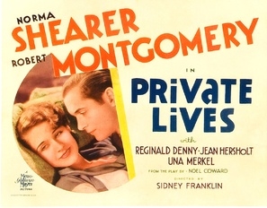 Private Lives Poster with Hanger