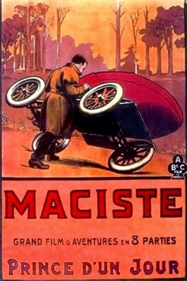 Maciste Poster with Hanger