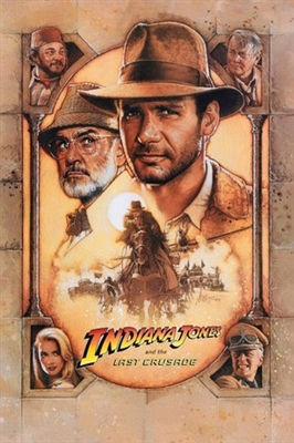 Indiana Jones and the Last Crusade Poster with Hanger