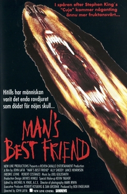 Man's Best Friend Wooden Framed Poster