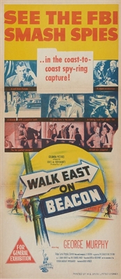Walk East on Beacon! Poster with Hanger