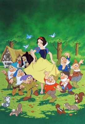 Snow White and the Seven Dwarfs Poster with Hanger
