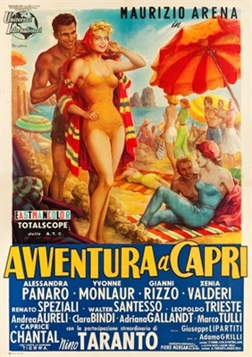 Avventura a Capri Wooden Framed Poster