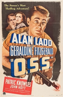 O.S.S. Wooden Framed Poster
