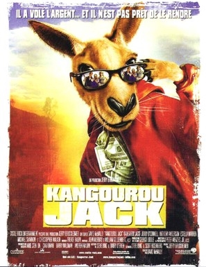 Kangaroo Jack Wooden Framed Poster
