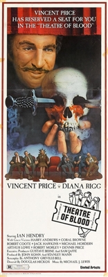 Theater of Blood Wooden Framed Poster