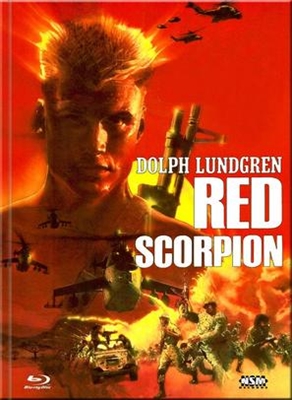 Red Scorpion Metal Framed Poster