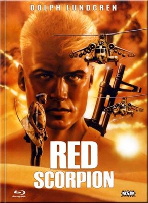 Red Scorpion Poster with Hanger