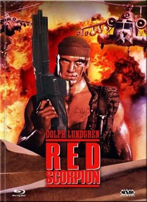 Red Scorpion Metal Framed Poster