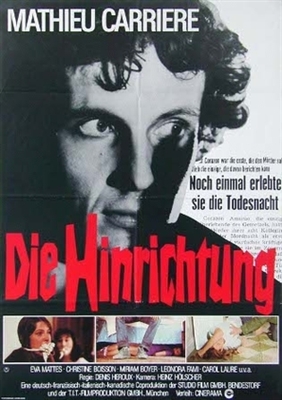 Die Hinrichtung  Poster with Hanger