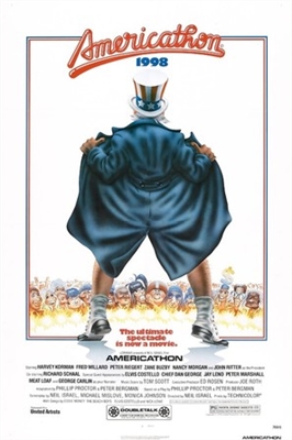 Americathon Poster with Hanger