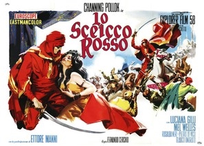 Lo sceicco rosso Wooden Framed Poster