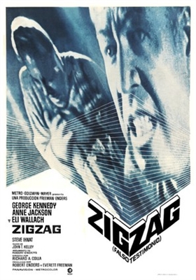 Zigzag Wooden Framed Poster