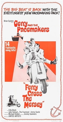 Ferry Cross the Mersey Wooden Framed Poster
