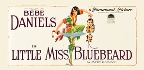 Miss Bluebeard Wooden Framed Poster