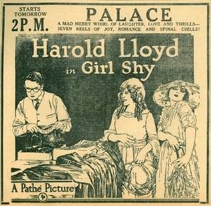 Girl Shy Metal Framed Poster