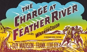 The Charge at Feather River Wooden Framed Poster