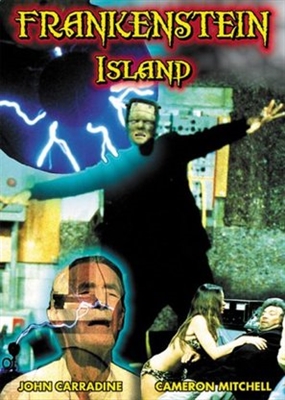 Frankenstein Island Metal Framed Poster