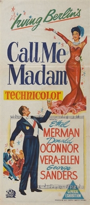 Call Me Madam Poster with Hanger
