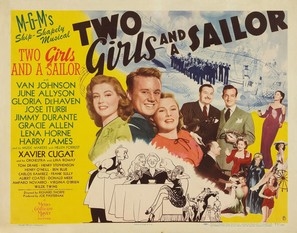 Two Girls and a Sailor Canvas Poster