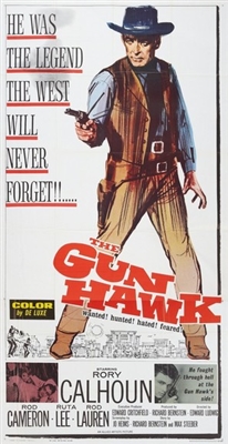 The Gun Hawk Wooden Framed Poster