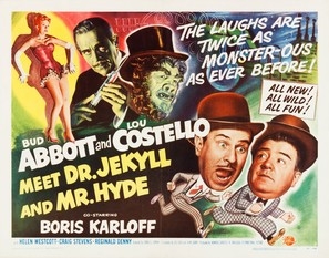Abbott and Costello Meet Dr. Jekyll and Mr. Hyde Canvas Poster