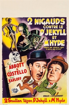 Abbott and Costello Meet Dr. Jekyll and Mr. Hyde Stickers 1700791