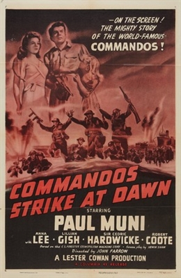 Commandos Strike at Dawn Poster with Hanger