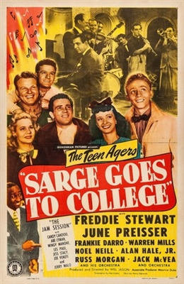 Sarge Goes to College Metal Framed Poster
