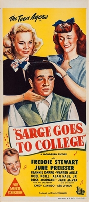 Sarge Goes to College tote bag