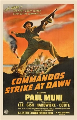 Commandos Strike at Dawn poster