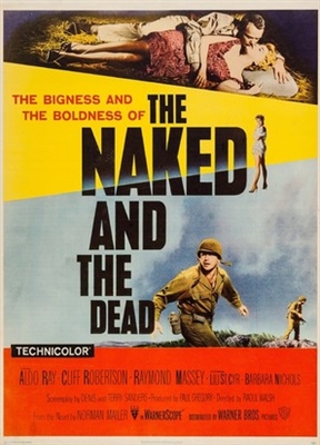The Naked and the Dead Poster with Hanger