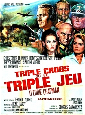 Triple Cross Wooden Framed Poster