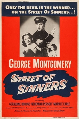 Street of Sinners Poster with Hanger