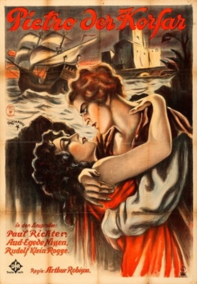 Pietro der Korsar Wooden Framed Poster