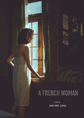 A French Woman Wooden Framed Poster