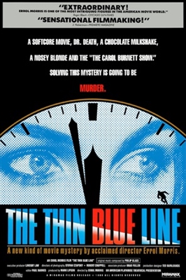 The Thin Blue Line Poster with Hanger