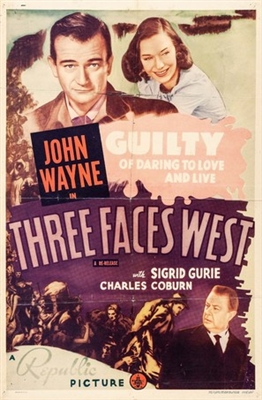 Three Faces West poster
